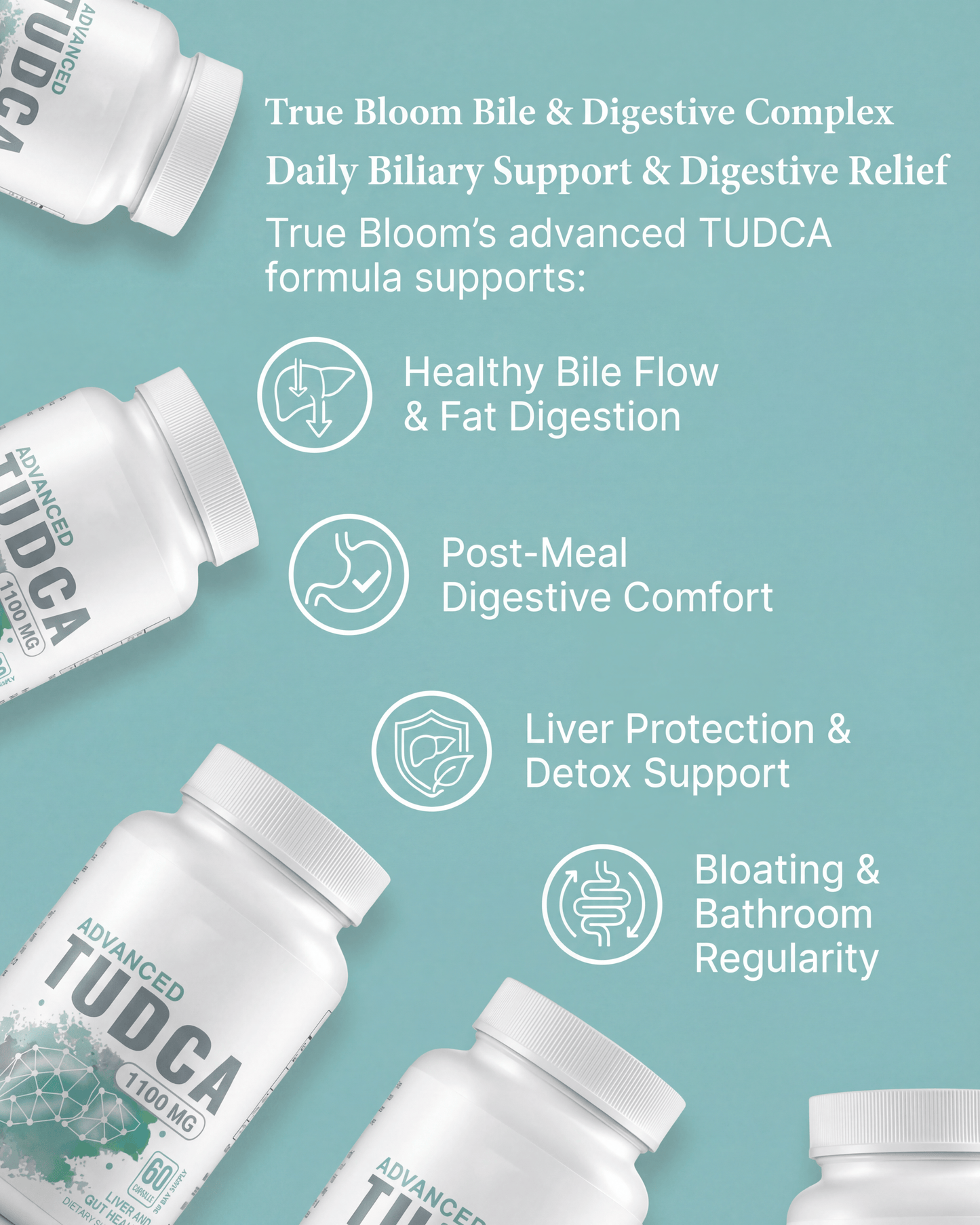 True Bloom TUDCA - Gallbladder and Bile Support